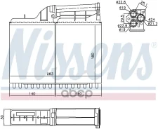 �������� ��������� BMW Serie 5 E34 (87-) Nissens ���. 70502 70502 ����