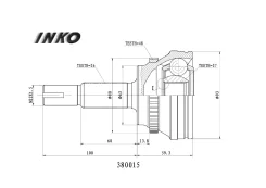 ���� ������� 26/27 ABS 48 ����� ����/��� INKO [380015] 380015 ����