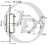 ���� ��������� �������� DF4381 (259x12) 4 ��� JD JBD0020 JBD0020 ����