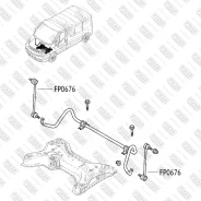 ���� ������������� �������� �����/������ Renault Espace/Laguna 01-Opel Vivaro 01- Kaiyi E5 21-/ Omoda S5 22-/ Renault Espace/Laguna 01-/ OPEL Vivaro 0...