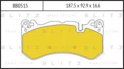 ������� ��������� �������� �������� Mercedes C204/C209/C218/W211/W212/W166/�C216 06- Blitz BB0515 BB0515 ����