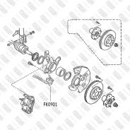 ����� ������� ������ �����/������ Mazda 626 82- Fixar FK0901 FK0901 ����