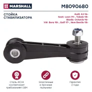 ���� ������������� �������� L/R Audi A3 (8L1) 96-, Seat Leon (1M1) 99-, Seat Toledo II 98-, Skoda Octavia I 96-, Volkswagen Bora I 98-, Volkswagen Gol...
