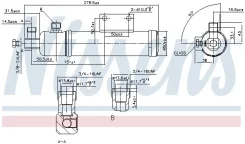 ��������� ������������! 291x51MAN F/L/M2000 01.04, MB Actros 96 Nissens 95287 95287 ����