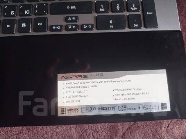 Acer Aspire. ��� 4 ��, WiFi: 1, Bluetooth: 1 ����