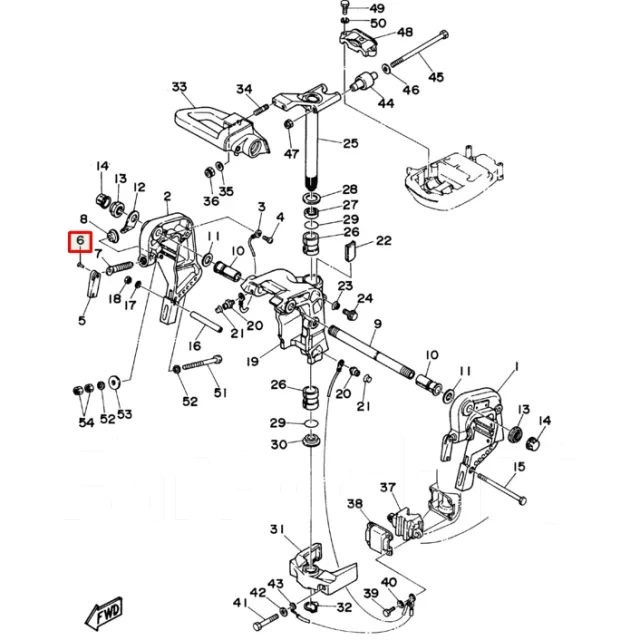 ����� ����� ������ ��������� (��������) Yamaha 4-50, F9.9-8 (Yamaha) ����