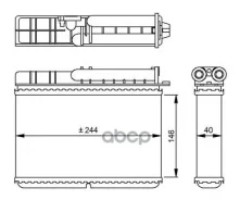 �������� ����� BMW E34 NRF 54307 ����
