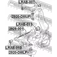 ���������� ��������� ������� ������ (LAND Rover Range Rover Sport 2005-2009) Febest Febest LRAB010 Febest LRAB010 LRAB010 ����