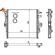 �������� ���������� ��������� VW Touareg 3.0D 10- NRF 53005 NRF 53005 53005 ����
