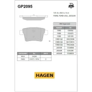 ������� ����. �������� Hagen FORD Mondeo R 05- (D1071) 4S Sangsin Brake GP2095 Sangsin Brake GP2095 GP2095 ����