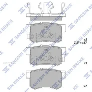 ������� ����. ����. ������ Honda Accord EURO (D1086) (HI-Q Severe DUTY) Sangsin Brake SP2116SD Sangsin Brake SP2116SD SP2116SD ����