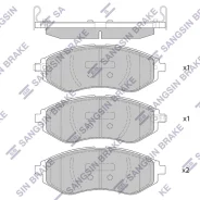 ������� ����. �������� Hi-Q Chevrolet AVEO Hatchback 11- Sangsin Brake SP4207 Sangsin Brake SP4207 SP4207 ����