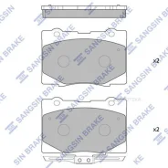 ������� ����. �������� Hi-Q Honda Legend IV (KB) 08- Sangsin Brake SP4141 Sangsin Brake SP4141 SP4141 ����