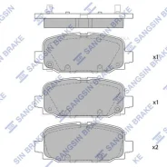 ������� ����. �������� Hi-Q JEEP Compass 18 (D2081) Sangsin Brake SP4283 Sangsin Brake SP4283 SP4283 ����