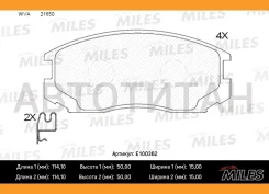 ������� ��������� �������� (��� �������) (����� Semi-Metallic) Mitsubishi COLT/Lancer 1.3-1.6 88-03 (TRW GDB3046) E100362 E100362 ����