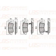 ��������� ������� ��� Hyundai Solaris 10-/i30 11-/13-/i40 11-/KIA RIO 11-/12-/ Geely Atlas /CEED 12- UBS B1103090 UBS B1103090 B1103090 ����