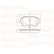��������� ������� LADA Vesta / Largus ��� ABS/NISS Almera IV 12-/Terrano III 14-(-ESP)/RNLT Duster/S UBS B1105007 UBS B1105007 B1105007 ����