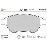 ������� ����. ��� PEUG 206 Valeo 301465 Valeo 301465 301465 ����