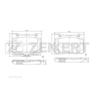 ������� ����. ����. ������. Honda Legend IV 04- Zekkert BS1515 Zekkert BS1515 BS1515 ����