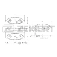 ������� ����. ����. ������. Nissan Note (K11E) 92- Note (K12E) 02- Note (E11) 05- Tiida (C11X SC1 Zekkert BS1941 Zekkert BS1941 BS1941 ����