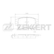 ������� ����. ����. ������. Lexus RX (XU10) 97- Zekkert BS2963 Zekkert BS2963 BS2963 ����