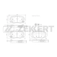 ������� ����. ����. ����. Fiat 500X (354) 14- Jeep Renegade 14- Zekkert BS3058 Zekkert BS3058 BS3058 ����