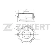 ������� ����. ����. MB A-Class (W168) 97- Zekkert BS6114 Zekkert BS6114 BS6114 ����