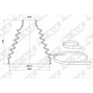 ������� ����� (�����/ �������) Chevrolet Tahoe 06-14 / Toyota Land Cruiser 07-21 SAT C-1782, �������� C1782 ����