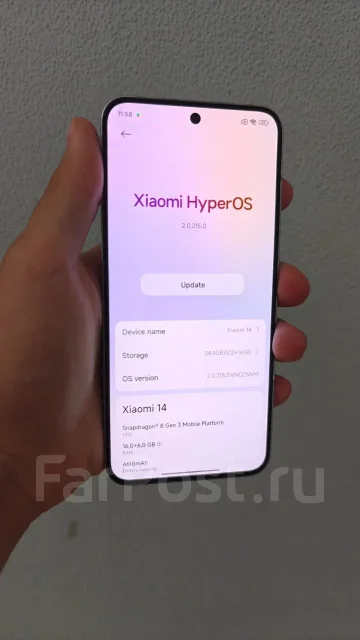 Xiaomi 14. �/�, 512 ��, �����, 3G, 4G LTE, 5G, Dual-SIM ����