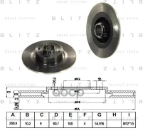 ���� ��������� | ��� | Renault Megane/Scenic 03- Blitz ���. BS0208 BS0208 ����