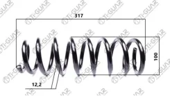 ������� �������� /������ ������ /����� /TI-GUAR ��� Kia Optima TF 2009-2012; ��������; TG-CSS0071; (RA5208) 553503S010 Tiguar Tgcss0071 TGCSS0071 ����