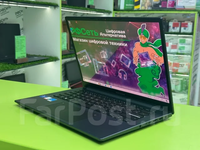 Asus VivoBook Pro 14 OLED. 14", 4,4����, ��� 8 ��, ���� 512���, WiFi: 1, ����������� �� 3��. ����