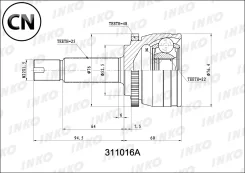���� ������� 25/22 ABS 48 | ����� | 311016A Inko 311016A 311016A ����