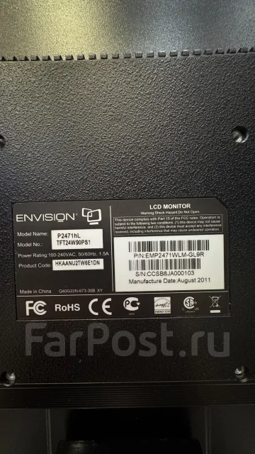 Envision. 24", ���������� �� (LCD, LED, QLED) ����