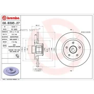 ���� ��������� With Bearing Kit | ��� | Brembo 08B39527 08B39527 ����