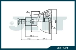 ���� ������� JETT V43-3027 JETT V43-3027 V433027 ����