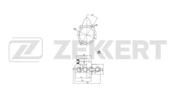 ������� VW LT 28-35 II LT 28-46 II 96- MB C-Class (W202/203 S202/203 CL203) 93- M-Class (W163) 98 Zekkert ���. an-1089 AN1089 ����