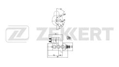 ������� Nissan X-Trail (T31) 07- Zekkert ���. an-1106 AN1106 ����