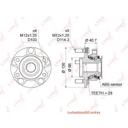 ������� ������, ����� ����/��� Lynxauto WH1196 WH1196 ����