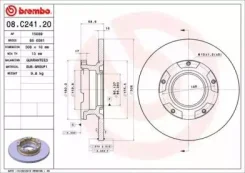 ���� ��������� Standard | ��� | Brembo 08C24120 08C24120 ����