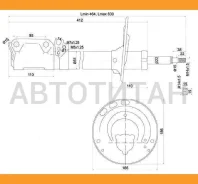 ������ ������ Toyota Camry/Windom/Lexus ES300 03-06 (������� �����) RH, ������ ST4853080112 ����