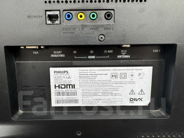 Philips 40PFL5527T. LCD (��) ����