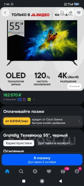 Grundig. OLED ����