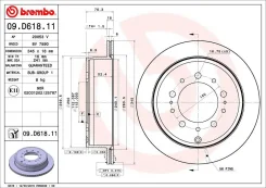 ���� ��������� UV Coated | ��� | Brembo 09D61811 09D61811 ����