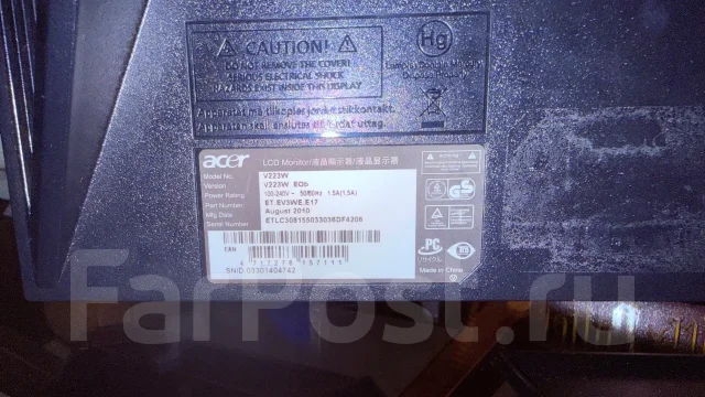 Acer. 22", ���������� �� (LCD, LED, QLED) ����