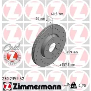 ���� ��������� ���������� Zimmermann 230.2359.52 230235952 ����