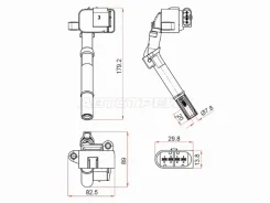 ������� ��������� Mercedes-Benz C-Class 07-11 / E-Class 16-20 M270E16 SAT ST-86-0125 ST860125 ����