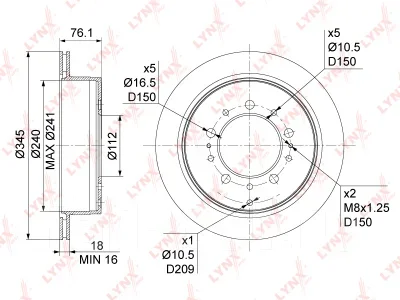 ���� ��������� LYNX BN1186 [R] BN-1186 ����
