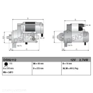 ������� Heavy duty 12V 2.7Kw Denso DSN2112 DSN2112 ����