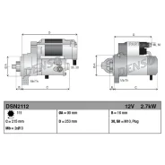 ������� Heavy duty 12V 2.7Kw Denso DSN2112 - DSN2112 ����